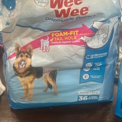 Diapers For Dog Xl And Male  L , New Bag Carrier For Car  And Clothes 