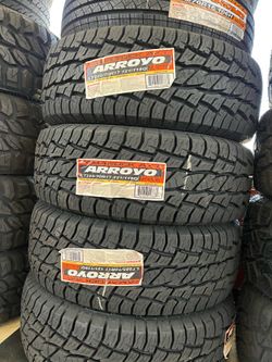 📲285/70/17 vendo set de llantas nuevas marca arroyo