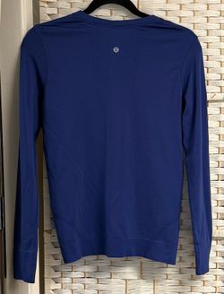 Lululemon Blue Long Sleeve Athletic Top