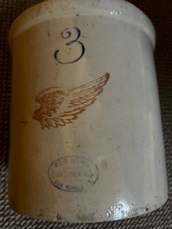 Vintage Red Wing 3 Gallon Crock