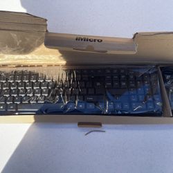 Wired Keyboard And Mouse Combo Pack