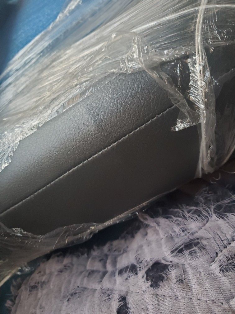 Chevy 3100 Truck Seat Reupholstered Modified To Fit New Padding Grey