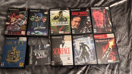 PS2 games(check description)