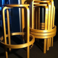 Laminated Wood Stools