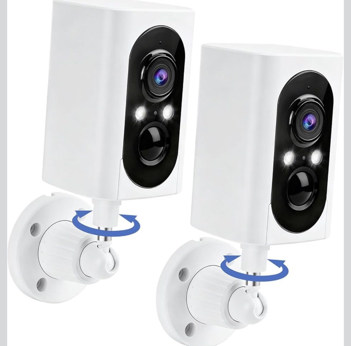 2 Wireless security cameras