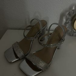 silver heels 