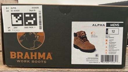 Boots for men size 12