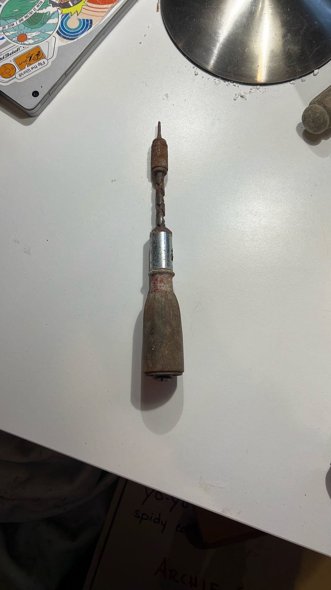 Vintage Stanley Yankee Spiral Push Drill