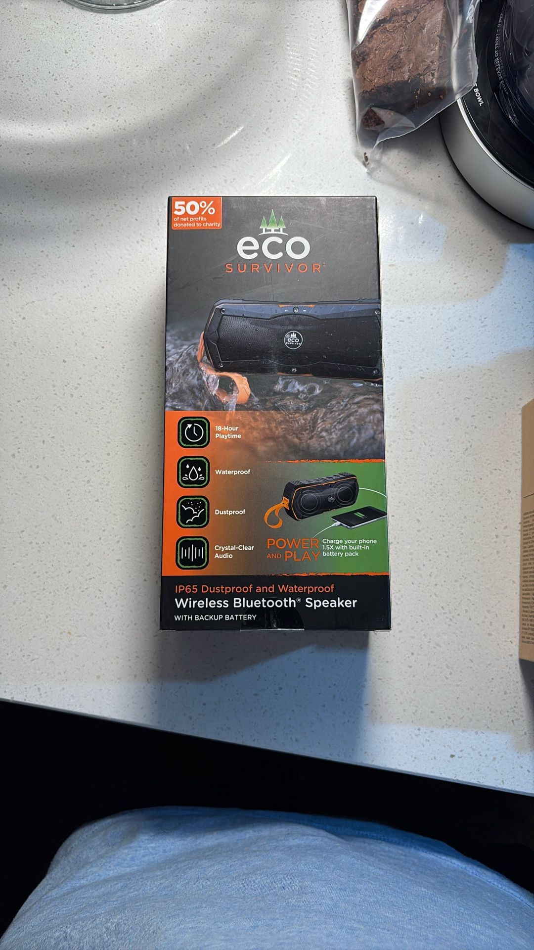 Eco Survivor Waterproof Wireless Bluetooth speaker
