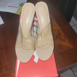 Cape Robbin clear heels