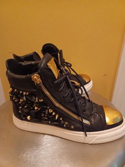 Giuseppe Zanotti Spike-studded High-top Women's Sneakers Size 38
