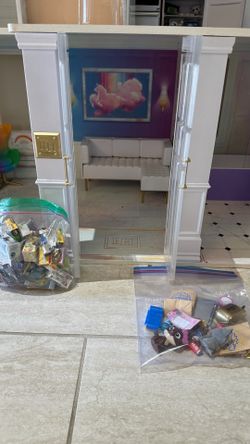 RAINBOW HIGH DOLL HOUSE WITH POOL & ALL ACCESSORIES Girl Toy Fun 3 Stories 4 Feet