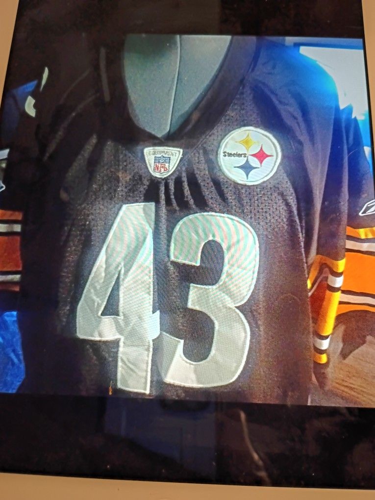 NFLPA NFL FAN APPAREL #43 POLAMALU. PITTSBURGH STEELERS SIZE 56