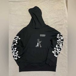 hoodie black jacket Amiri para hombre