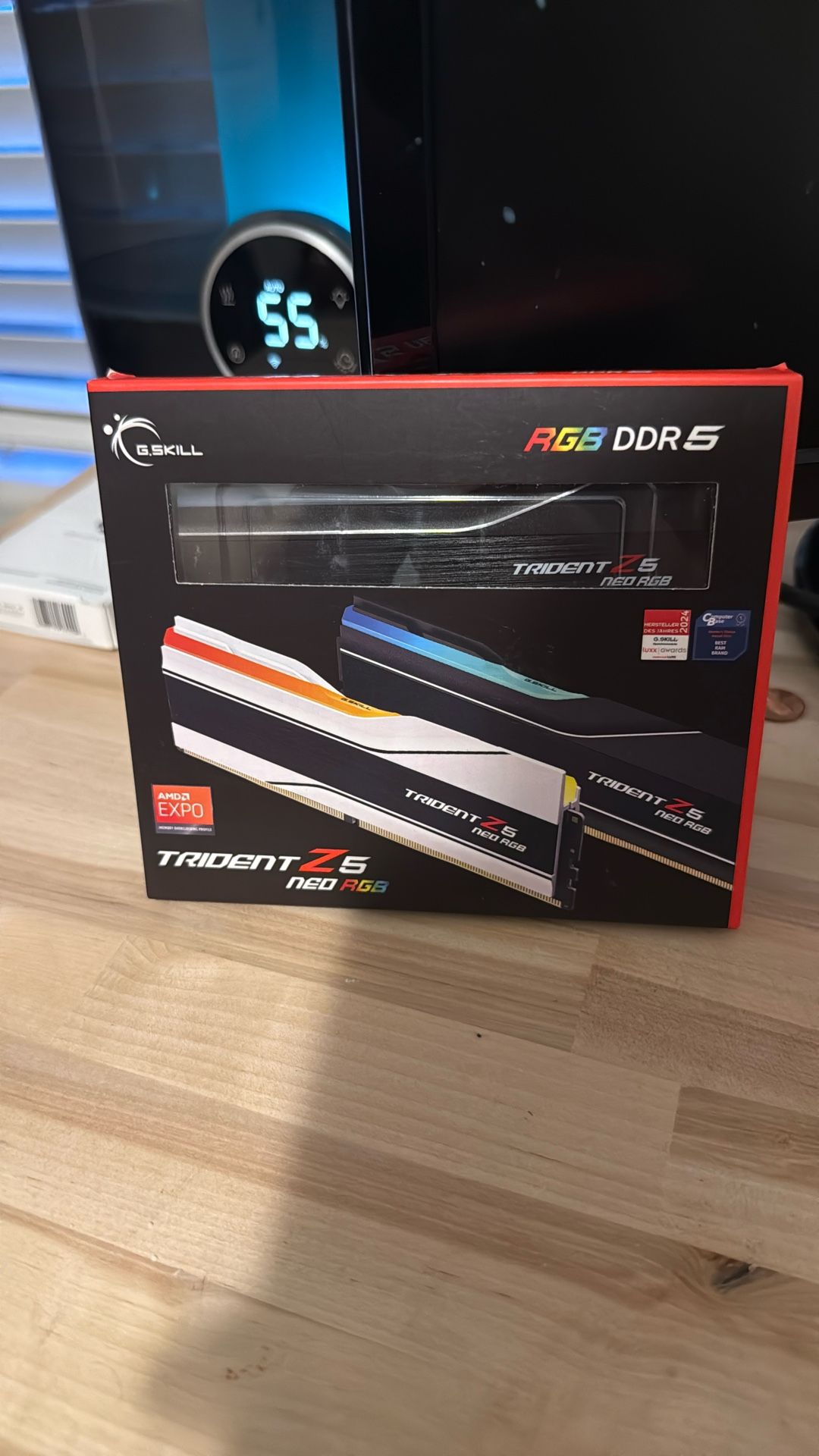 96GB BRAND NEW RAM, G.SKILL Trident Z5 Neo RGB Series DDR5 RAM (AMD Expo) 96GB (2x48GB) 6000MT/s CL28-36-36-96 1.35V