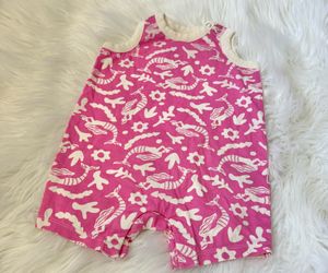 Hanna Andersson Mermaid Romper *12-18 Months