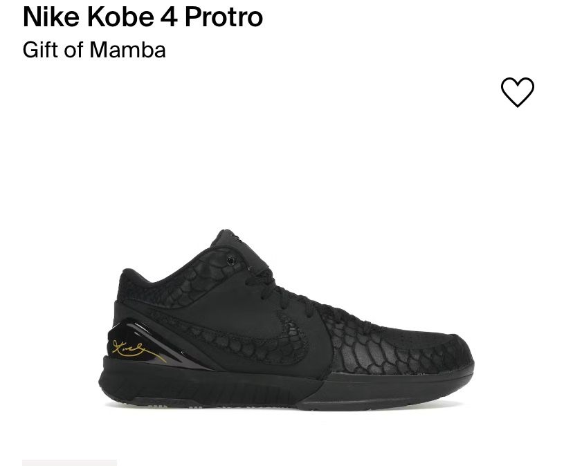 Nike Kobe 4 Protro