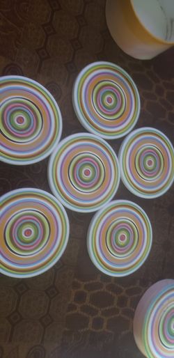 Beautiful porcelain coasters 6pc.