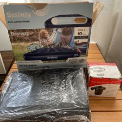 Full Size Air mattress with air pump