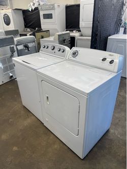 Used Whirlpool Washer and Gas Dryer Top Load