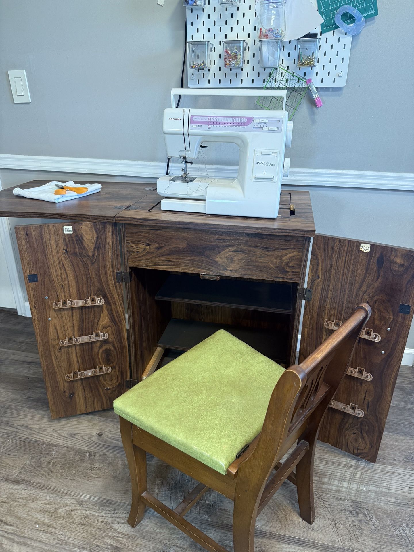 Sewing Machine Table/ Sears Mid century