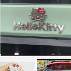 Saniro 3D Car Sticker Hello Kitty Car Emblem Decor Decal Sticker All Sold Separately SHIPPING AVAILABLE Shipping 