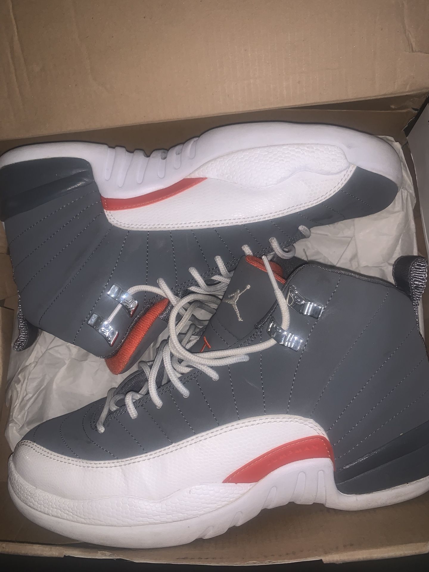 Orange Jordan 12s