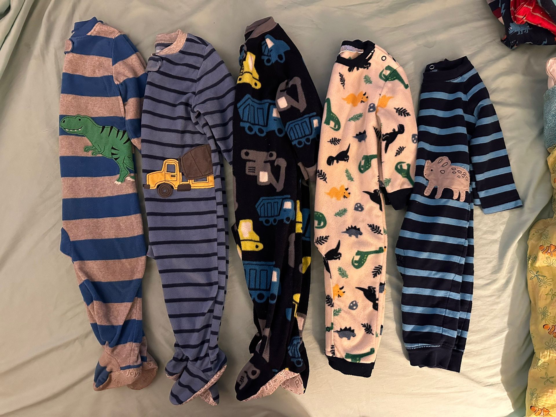 Baby’s Footed Sleeper Pjs Size 12 Months