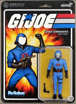 G.I. Joe Cobra Commander Super7 ReAction Figure