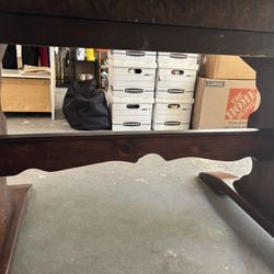 All Natural PineWood Dining Table With Leaf Seats Up To 8 People