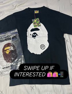 A Bathing Ape BAPE Ape Head T-Shirt Black