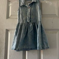 size 4 denim dress girls