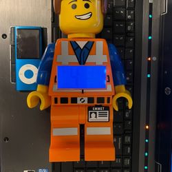 Lego Emmet alarm clock figure 9” tall - Vintage  - 2014