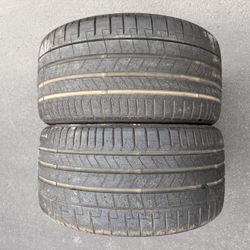 Pair (2) 285 30 20 Pirelli PZero performance tires 