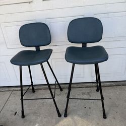 2 Barstools Floor To Seat Tall 28"