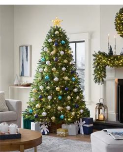 Home Accents Holiday
7.5 ft. Oxford Pine LED Pre-Lit Artificial Christmas Tree T13