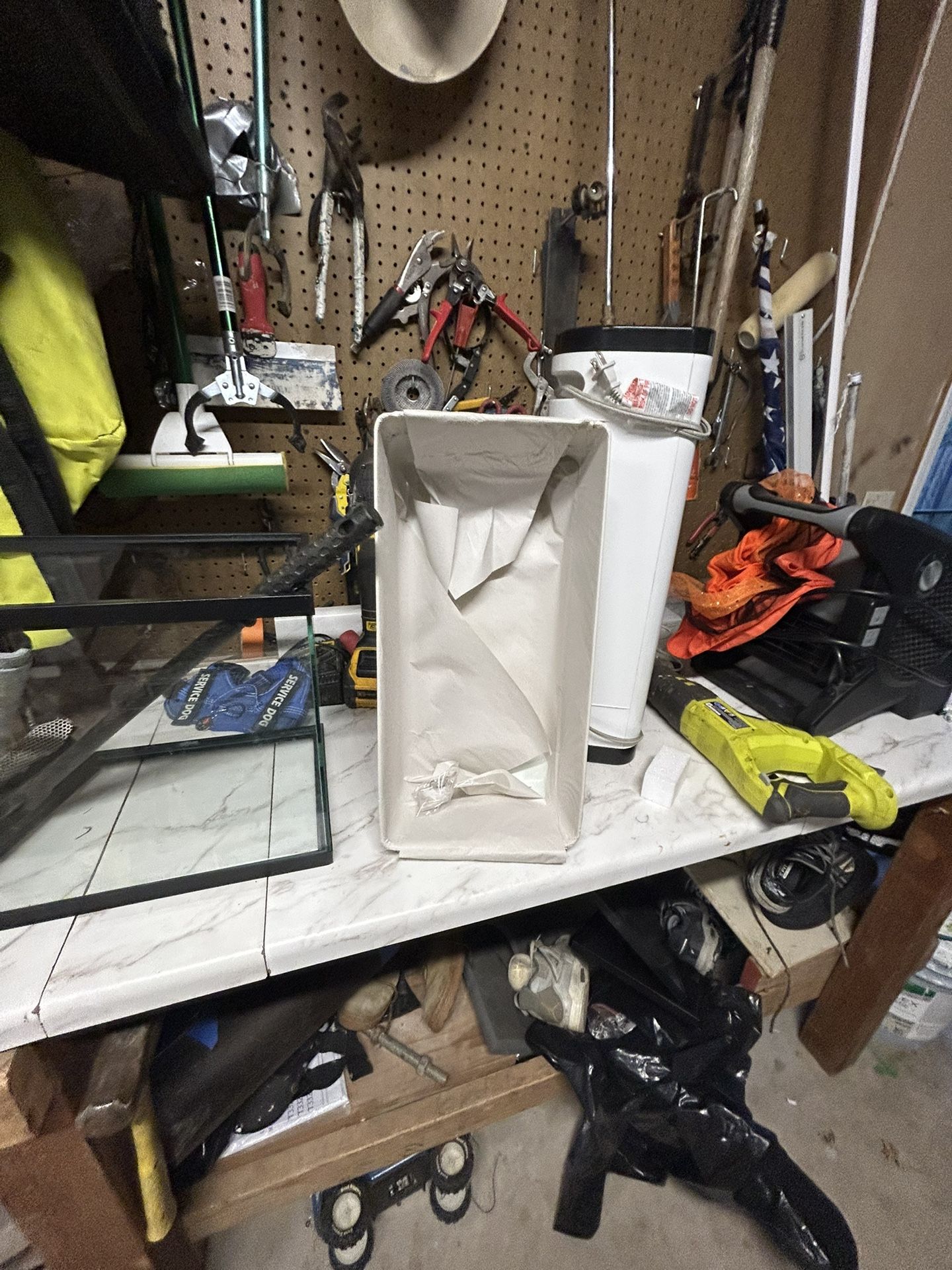 Fire extinguisher box holder