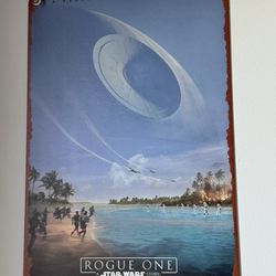 Rogue One Metal 8x10 Movie Poster 