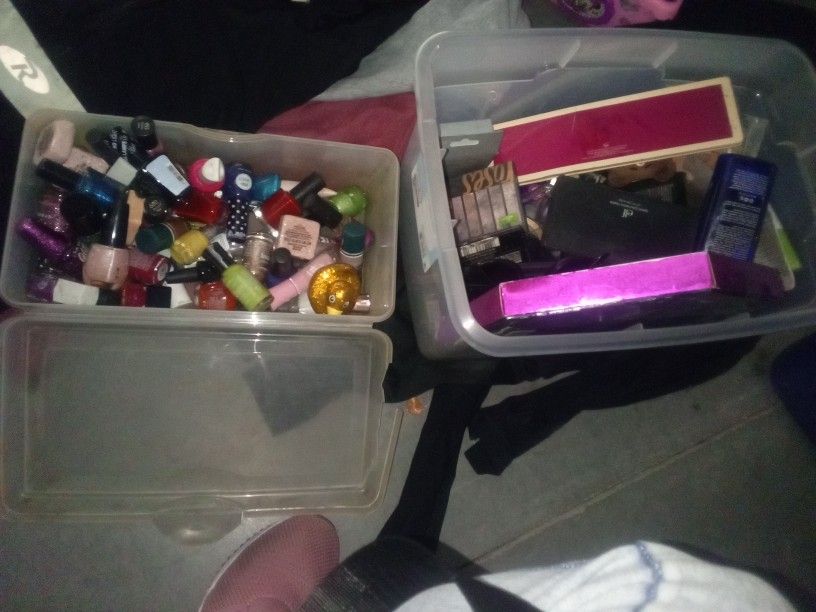 Fur Coat Leather Jacket Two Pairs Of Black Heels