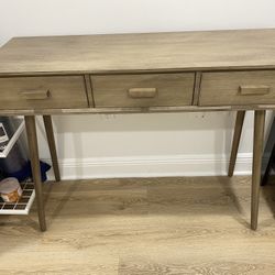 Modern Console Table 3-drawer Chocolate 