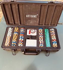 Artgame Poker Chip Set with Case