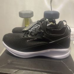 U.S. Polo Assn. Black Mesh Sneakers - Women's Size 8.5