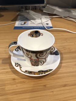 Dunoon Fine Bone China. Cup & Saucer.