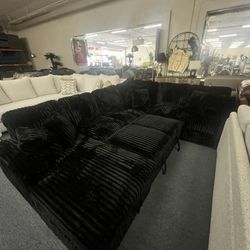 Corduroy Sectionals, Pull Out Bed , 