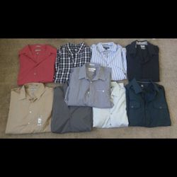 Men’s large size long sleeve dress shirts