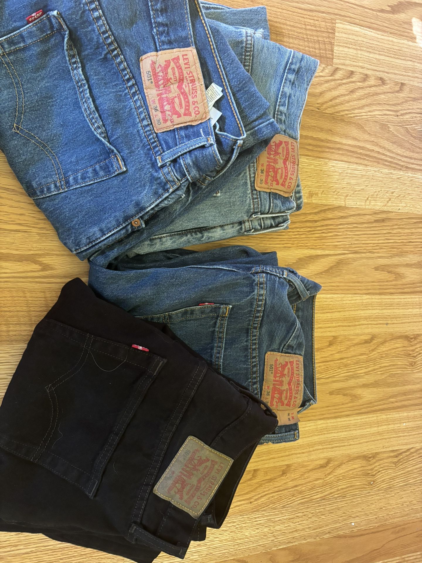 Levi’s 501’s Button Down Jeans 