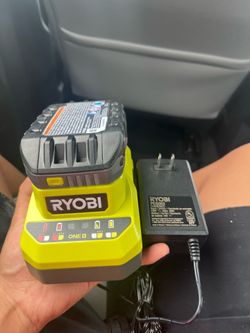 Ryobi battery and charger