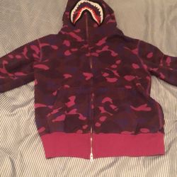 Purple Bape Hoodie