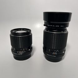 2 Pentax SMC lenses.