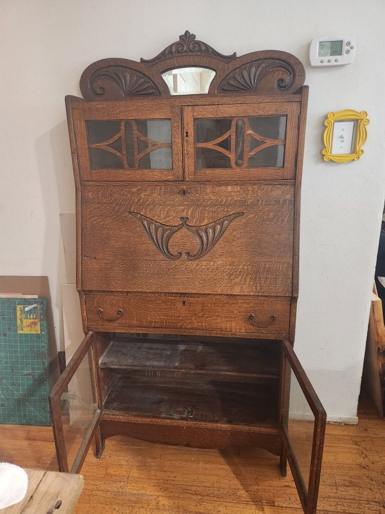 Antique Secretary Desk 